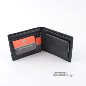 Луксозен мъжки портфейл от естествена кожа Pierre Cardin 30359-1