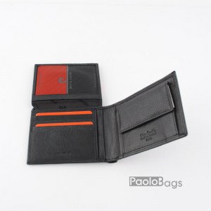 Луксозен мъжки портфейл от естествена кожа Pierre Cardin 30359-1