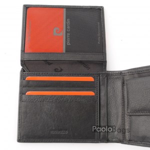 Луксозен мъжки портфейл от естествена кожа Pierre Cardin 30359-1