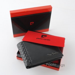 Луксозен мъжки портфейл от естествена кожа Pierre Cardin 30359-1
