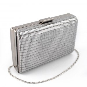Клъч плик вечерна официална чанта твърда 31037