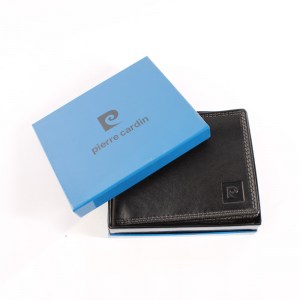 Луксозен мъжки портфейл от естествена кожа Pierre Cardin 30359-8