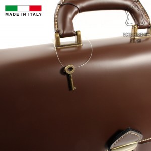 Луксозна мъжка бизнес чанта от естествена кожа ITA1011