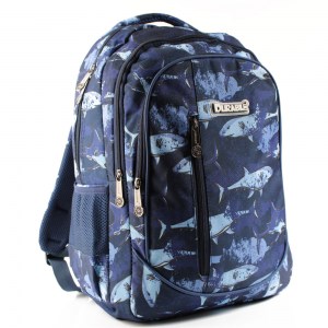 Евтина ученическа раница с джобове с цип DR1-1340-34